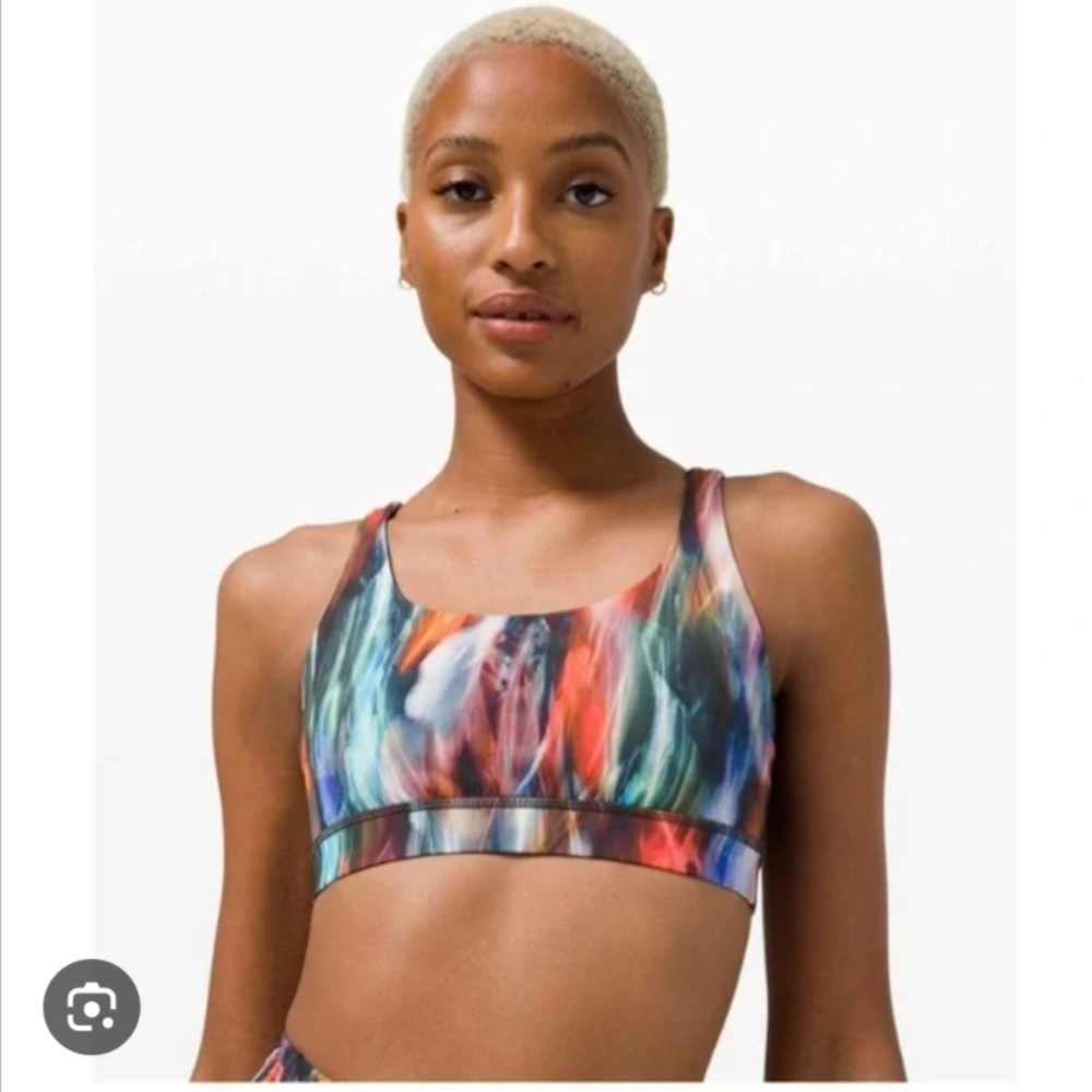 Lululemon Energy Bra Rainbow Multi